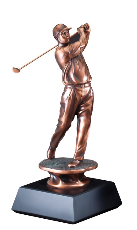 Swing - Male Gallery Collection Golfing Sculpture, 10" 1