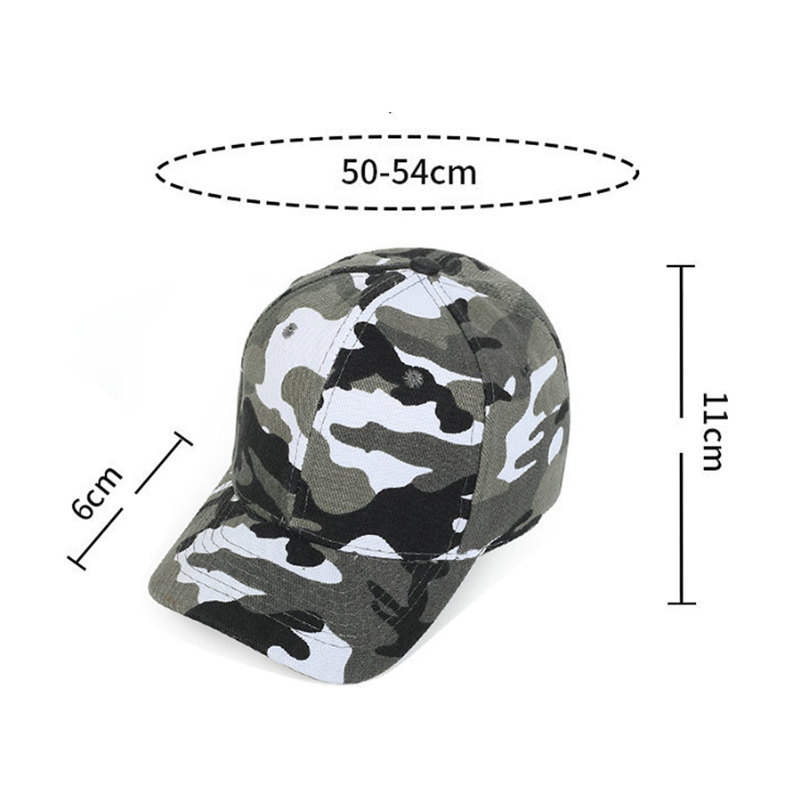 Kids' Stock Camo Polyester 6-Panel Baseball Cap 8