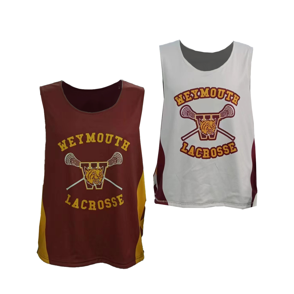 Men's Pinhole Mesh Lacrosse Reversible Pinnie Jersey 2