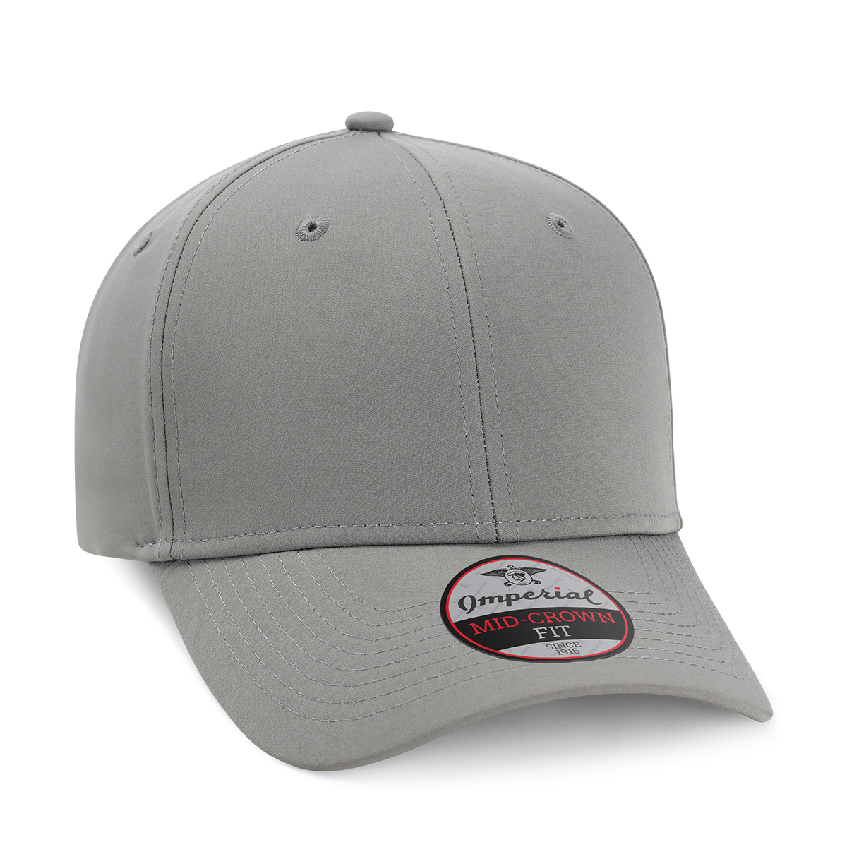 Imperial 7054N The Independent Structured Performance Cap w/ Leatherette Patches or Embroidery 27