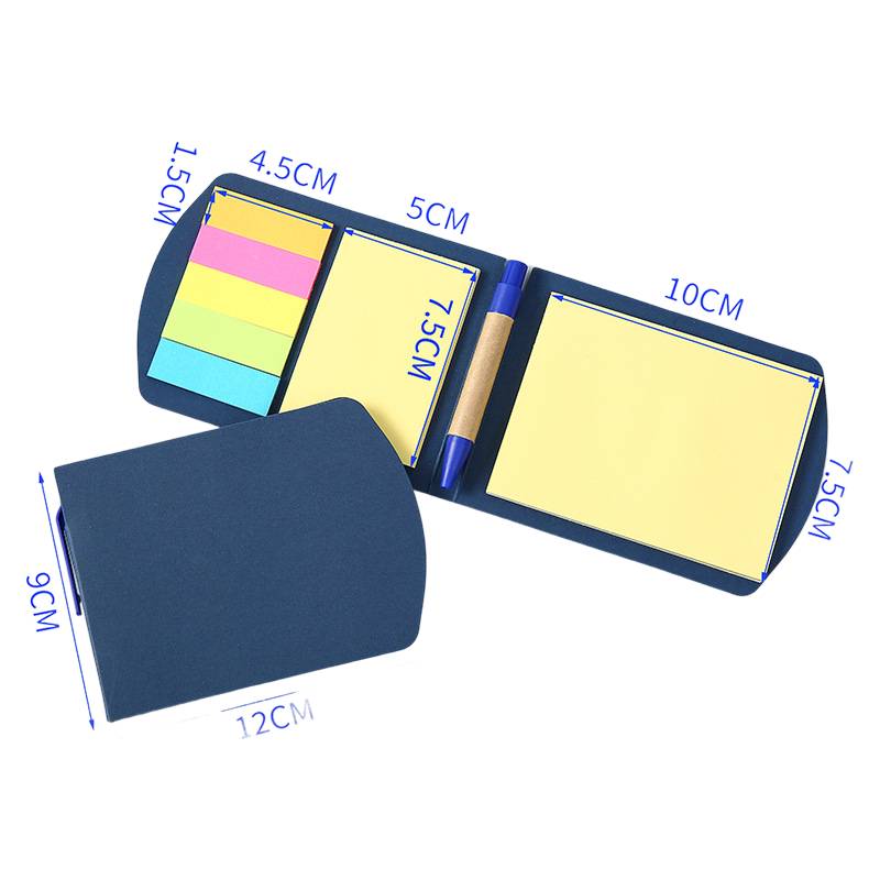Mini Sticky Note Pad Set W/ Pen 4