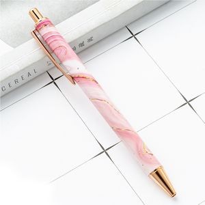 Click Action Marble Texture Metal Pen 14