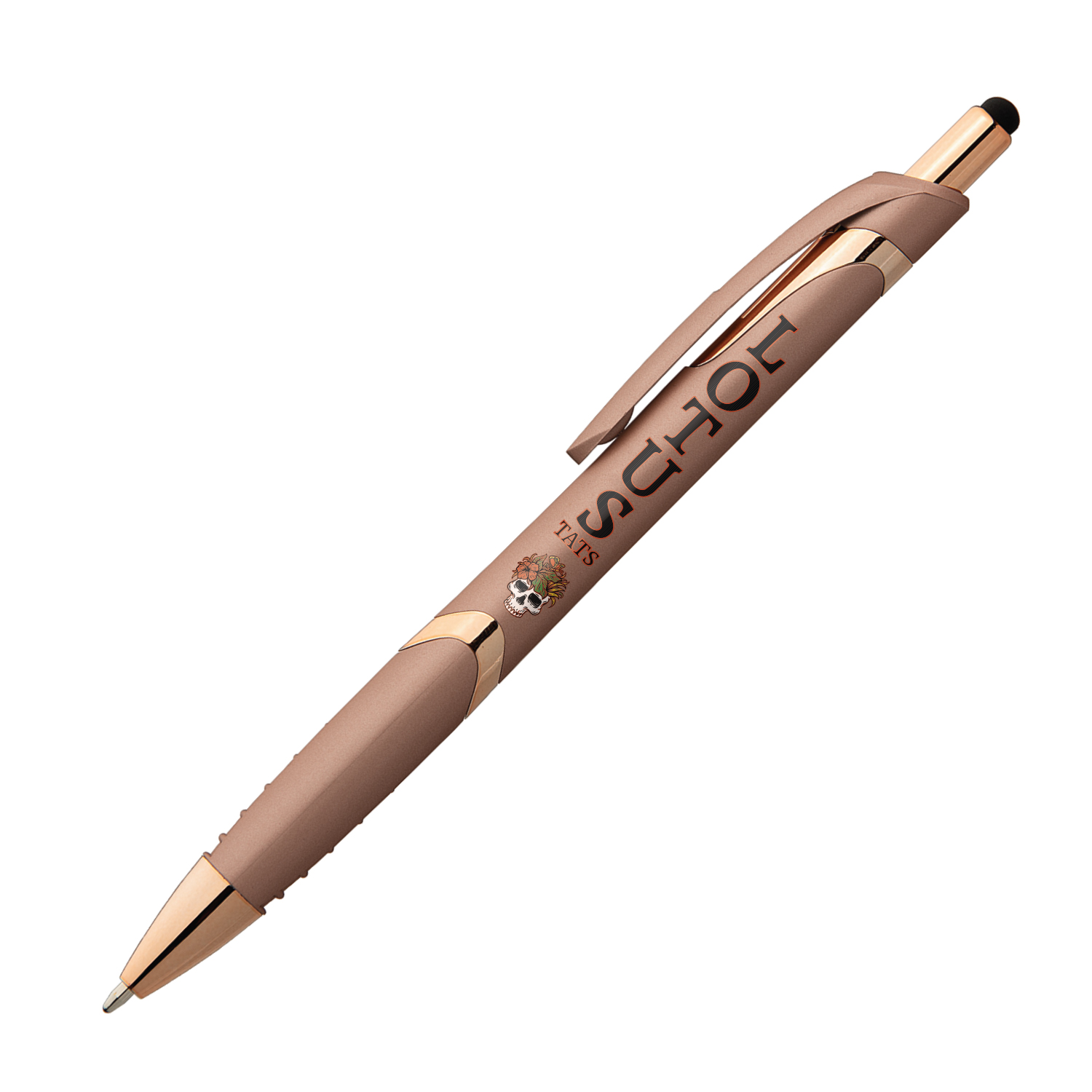 Gemini Softy Rose Gold Plastic Pen (Full Color Imprint) 5