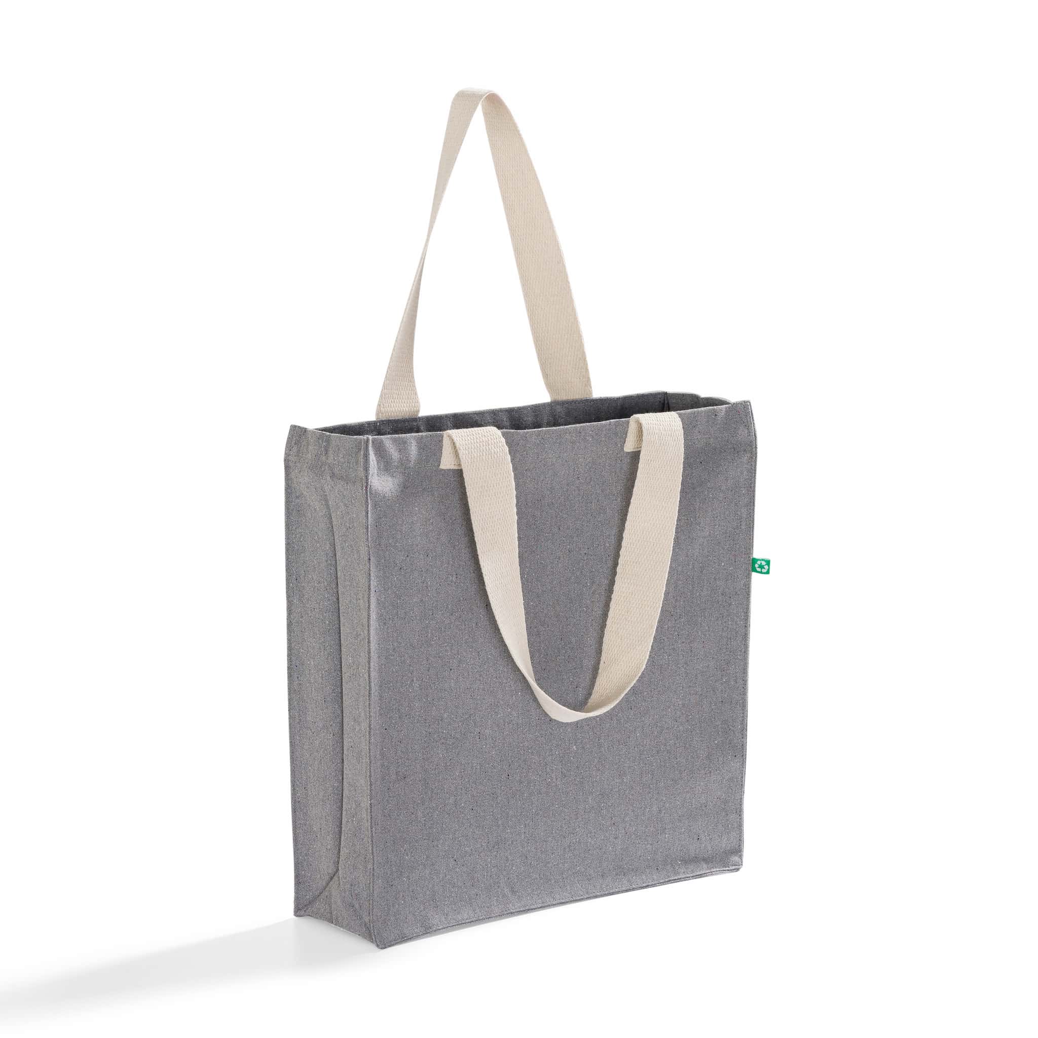 Recycled Canvas Trendy Shopper Tote Bag 1