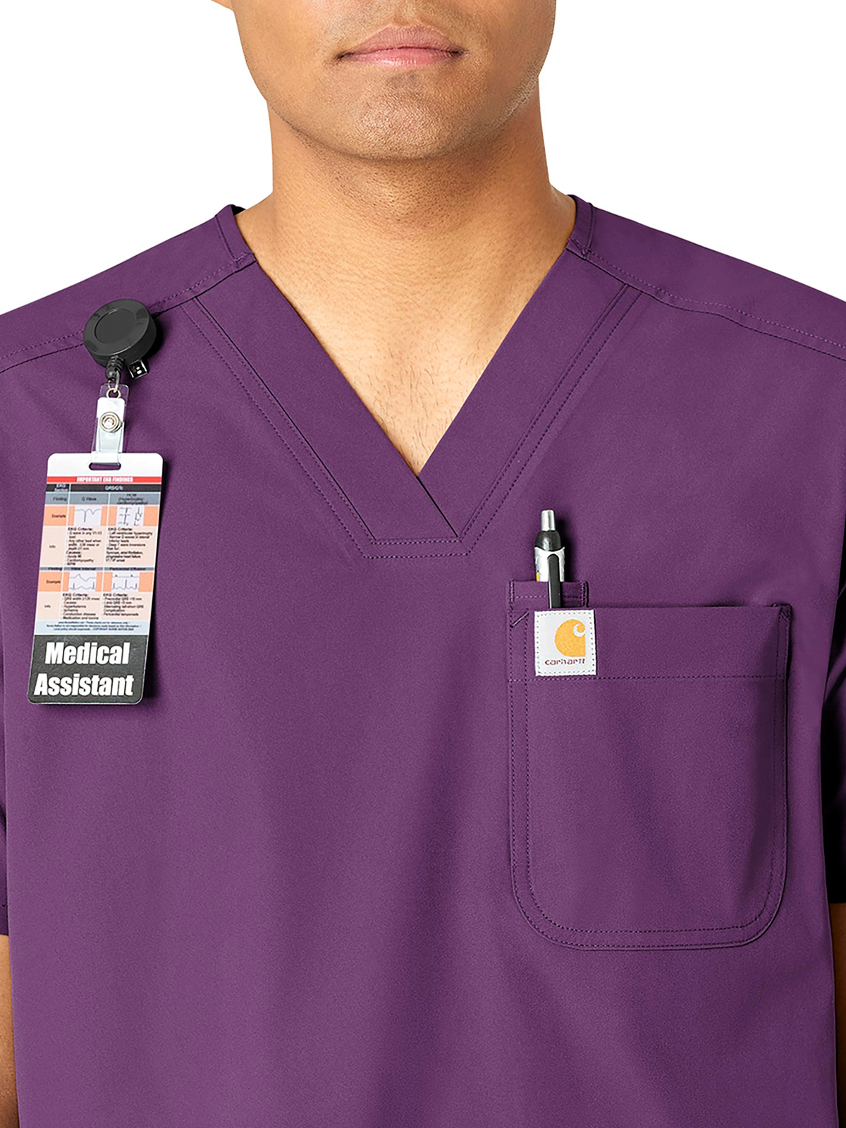 Carhartt Scrubs - Force Essentials - Men's Four-Pocket Modern Fit V-Neck Top 41