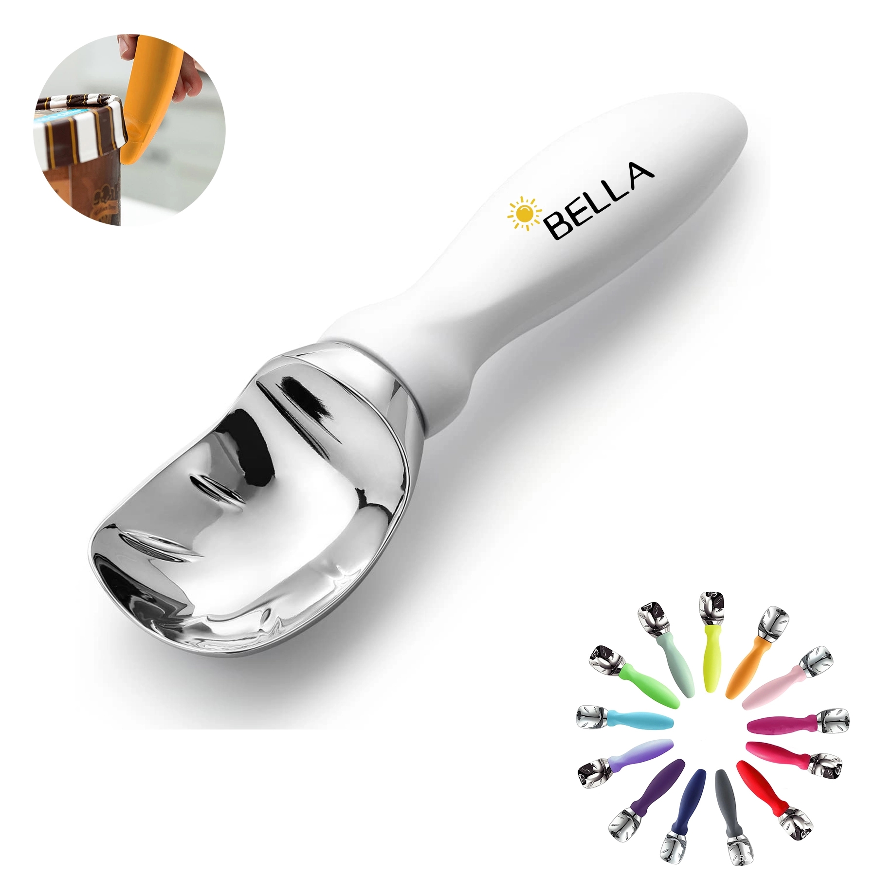 Ice Cream Scoop With Comfortable Handle 1