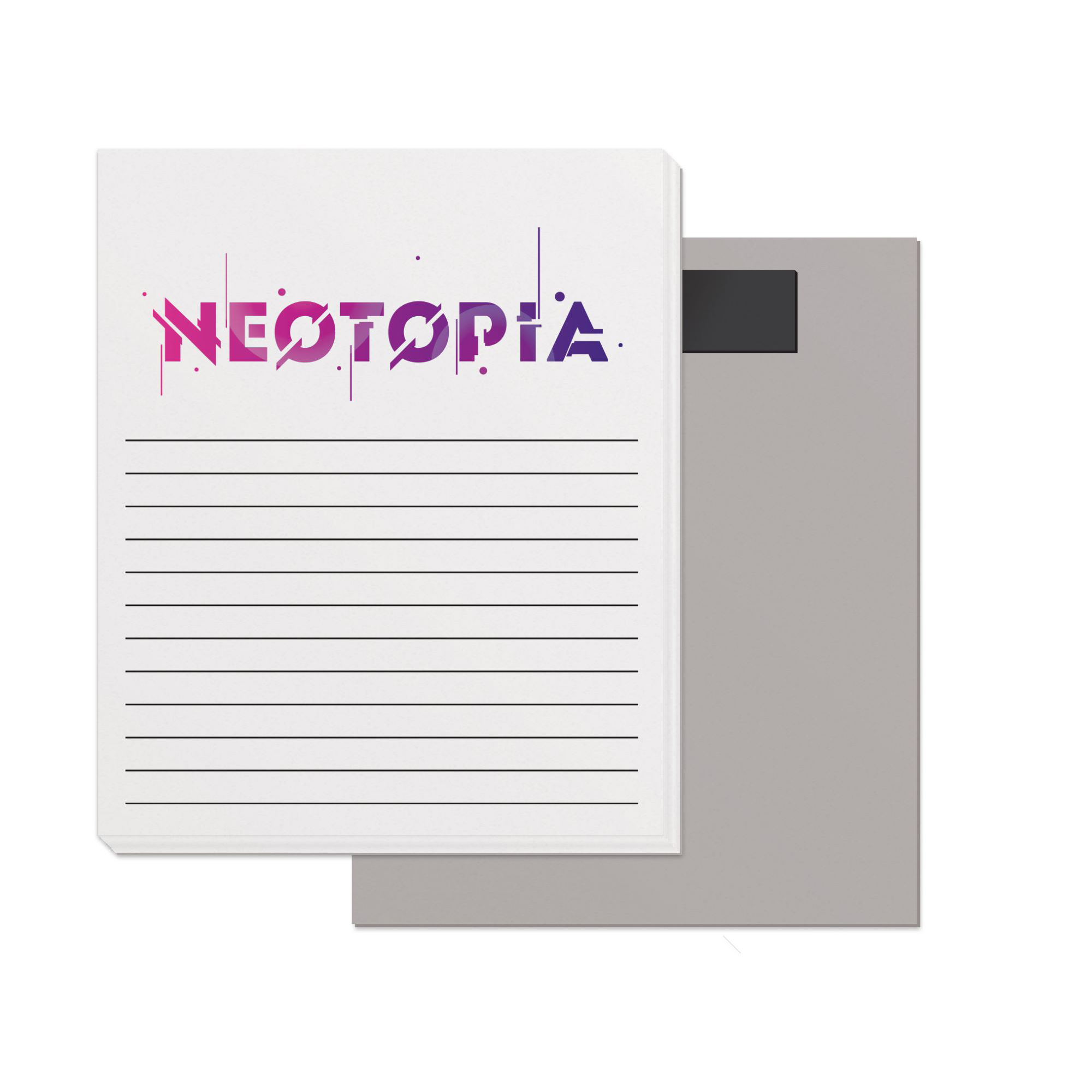 50 Page Magnetic Note-Pads with 4 Colour Process (3.5"x4.25")