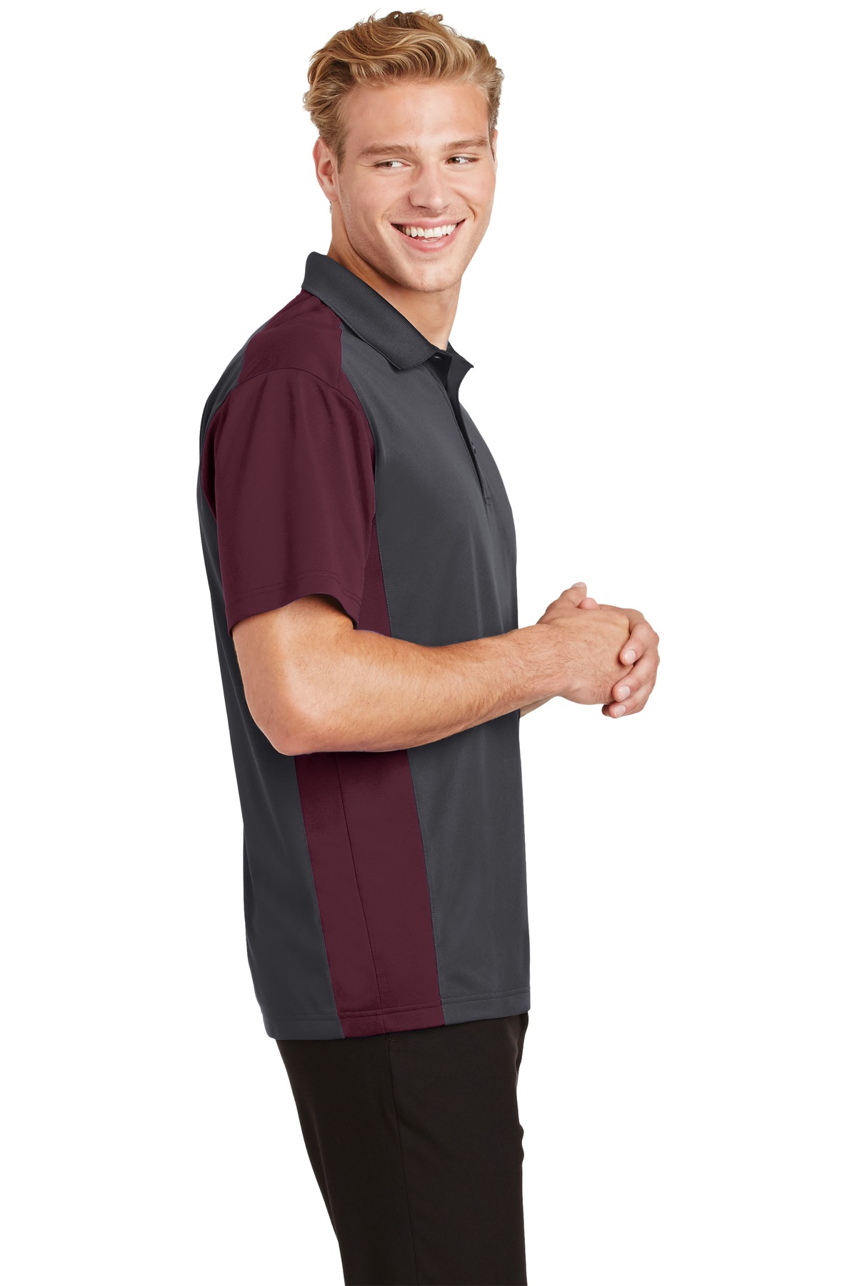 Sport-Tek Colorblock Micropique Sport-Wick Polo. ST652 13