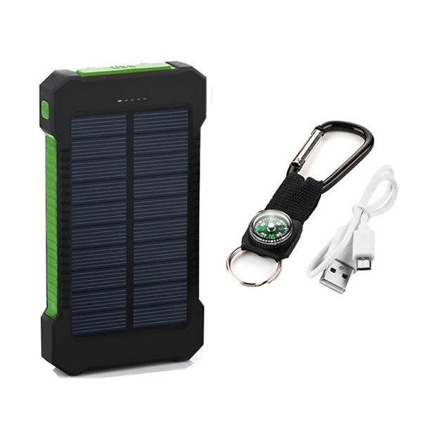 10000mAh Solar Charger with Compass 1