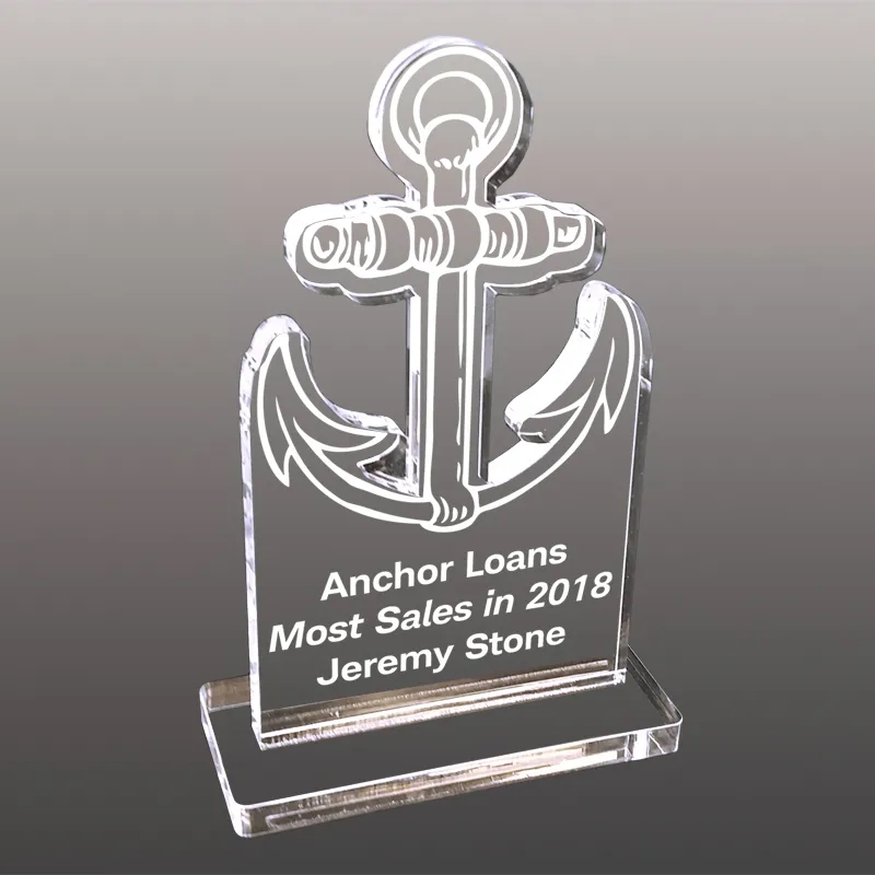 3/4" Custom Laser Etched Acrylic Awards
