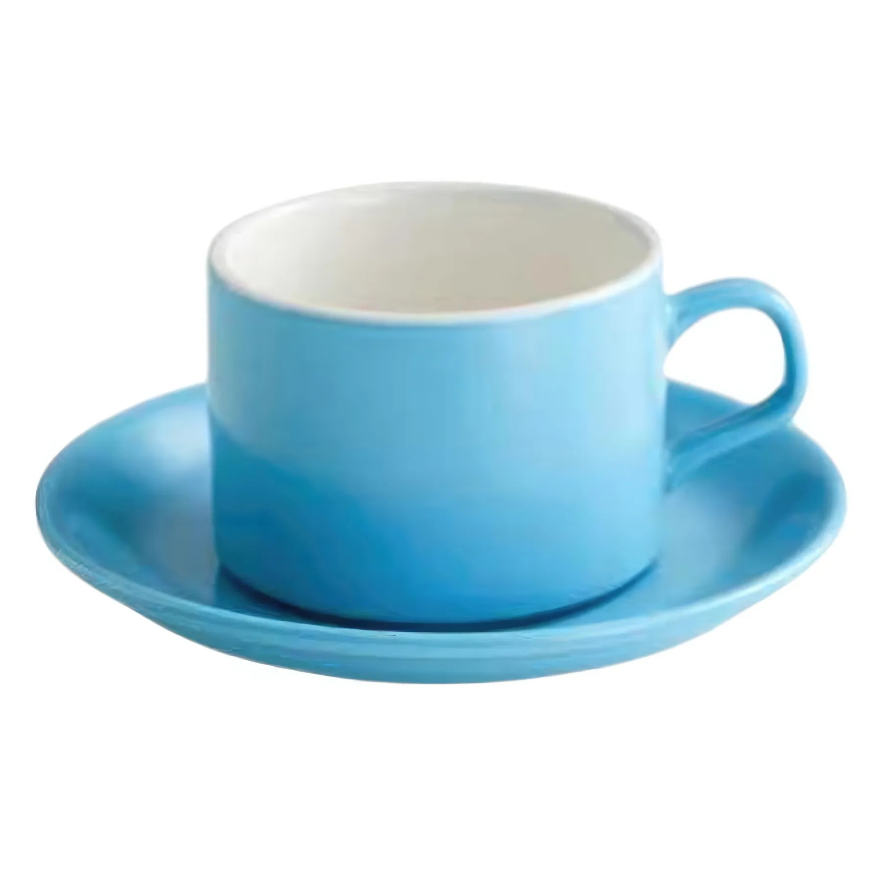5OZ Coffee Cup and Saucer Set & Latte Mug 3