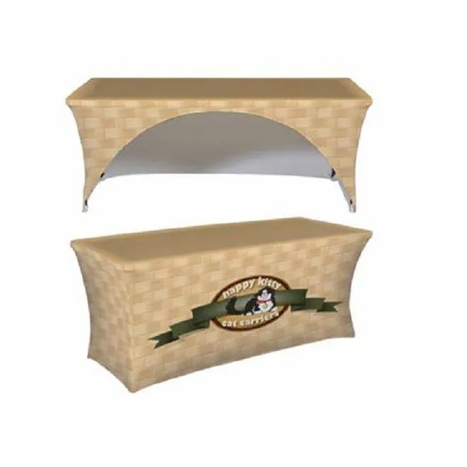6' Premium Stretch 3-Sided Table Cloth 5
