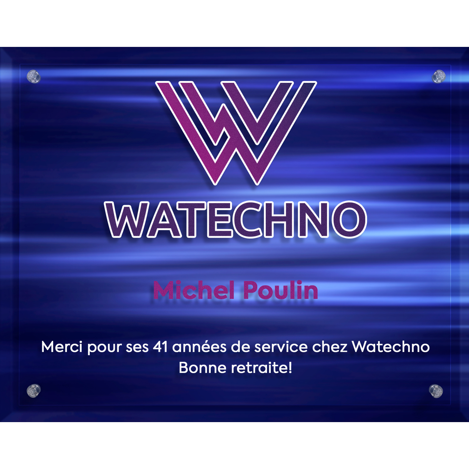 Strata Background Themed Award Plaque (8"x 10")