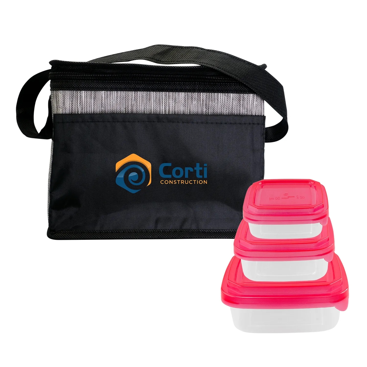 Black Graph Portion Control Lunch Set 11