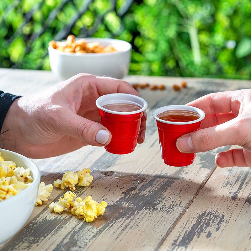 2oz Mini Disposable Plastic Shot Glasses 4