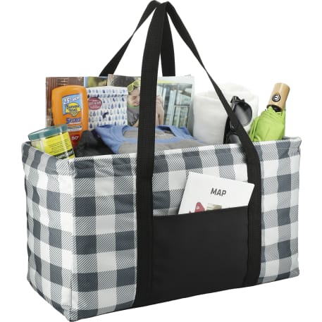 Buffalo Plaid Utility Tote 66