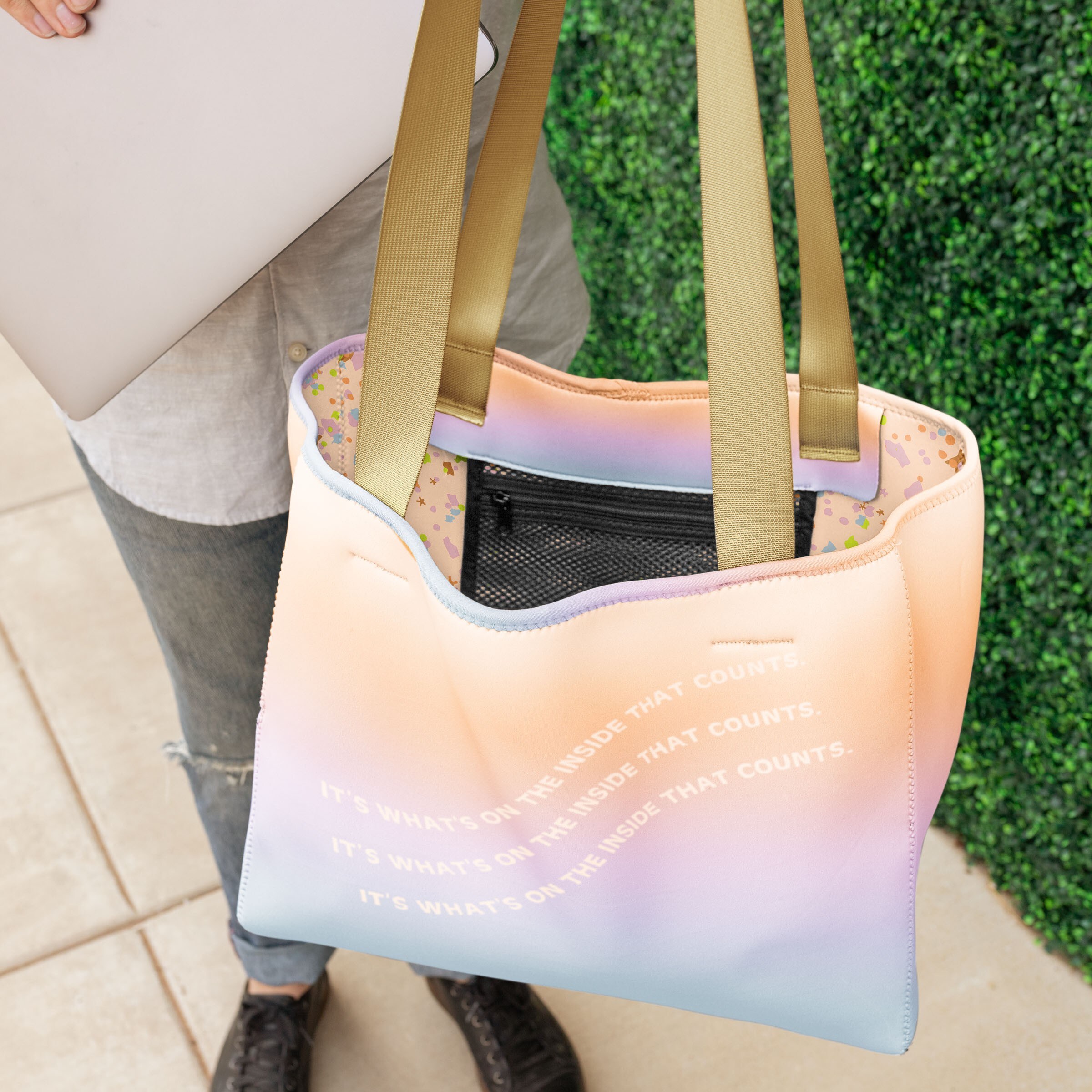 ALL DAY TOTE - DUPLEX NEOPRENE - LARGE