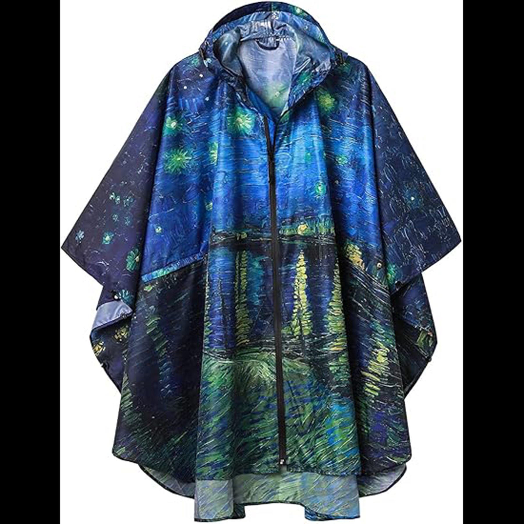 Unisex Hooded Poncho 39