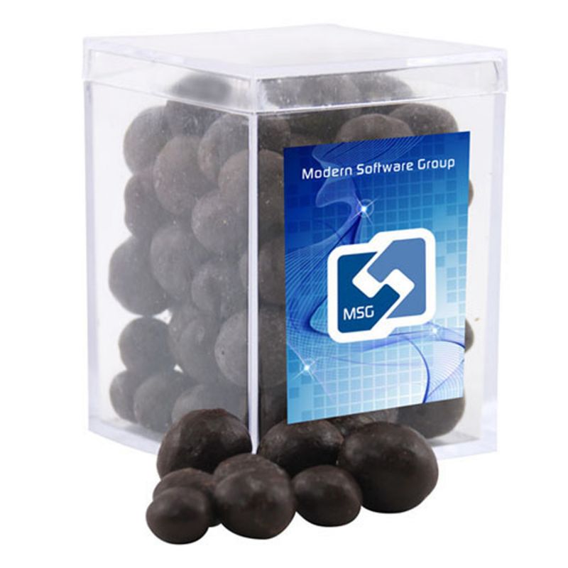 Acrylic Box with Choc Espresso Beans 1
