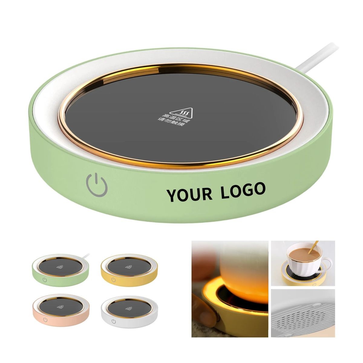 Coffee Mug Warmer with 30-Watt Heating System Customizable 1