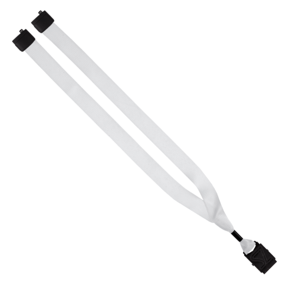 3/4" rPET Dye-Sublimated Lanyard w/ Metal Crimp & Metal Split-Ring 9