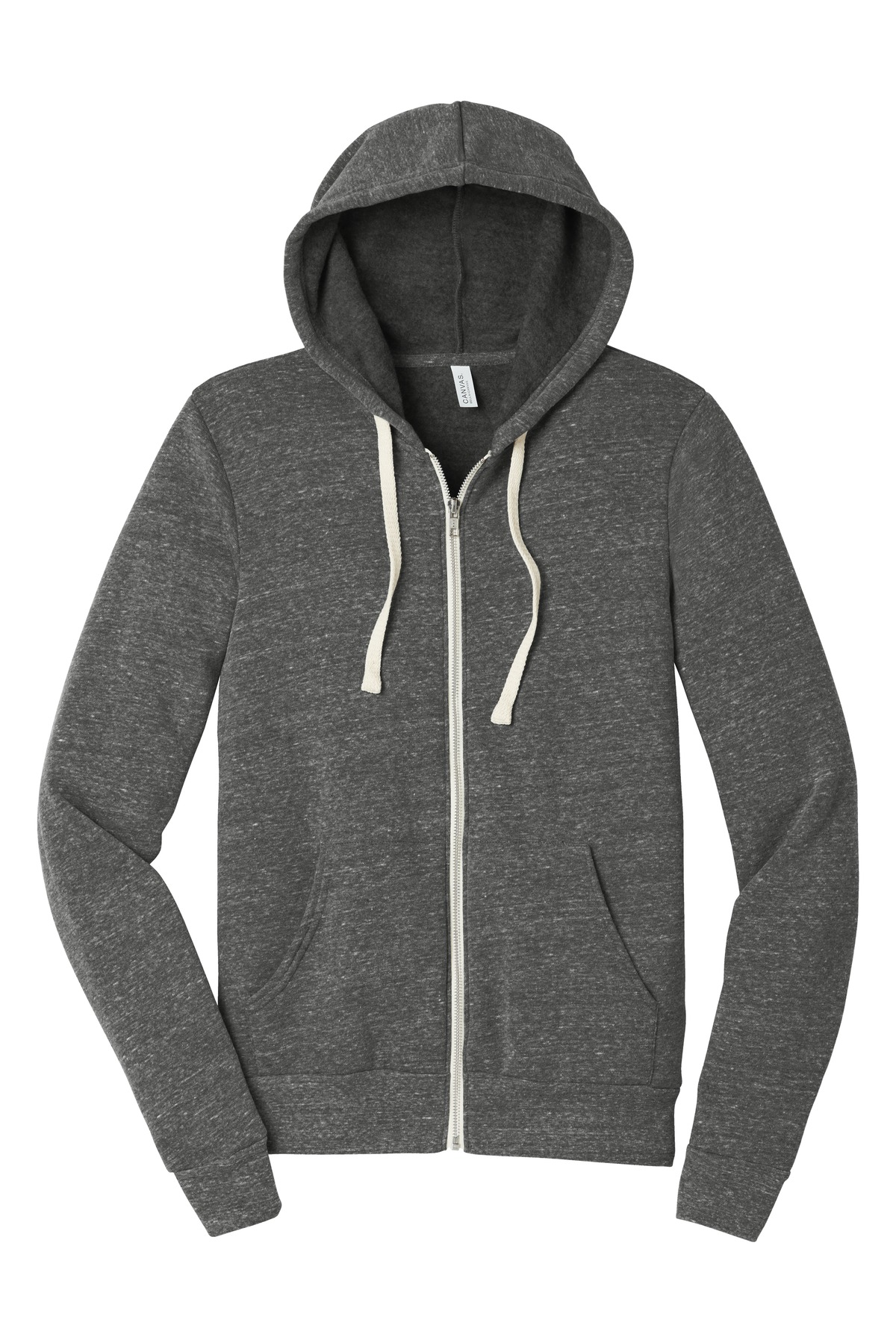 BELLA+CANVAS Unisex Triblend Sponge Fleece Full-Zip Hoodie. BC3909 1
