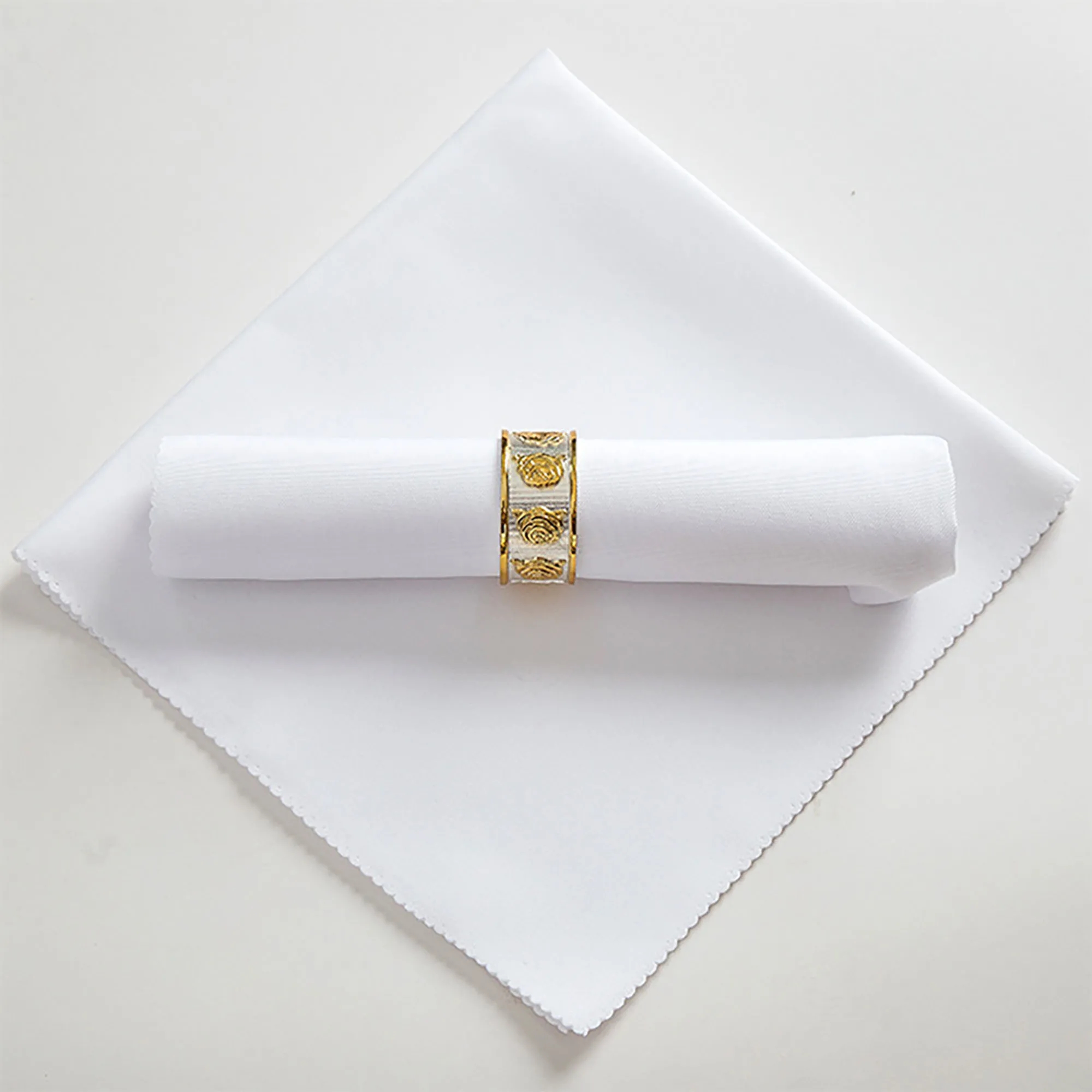 Elegant Dining Napkins With Logo For Dinner, Picnic 2