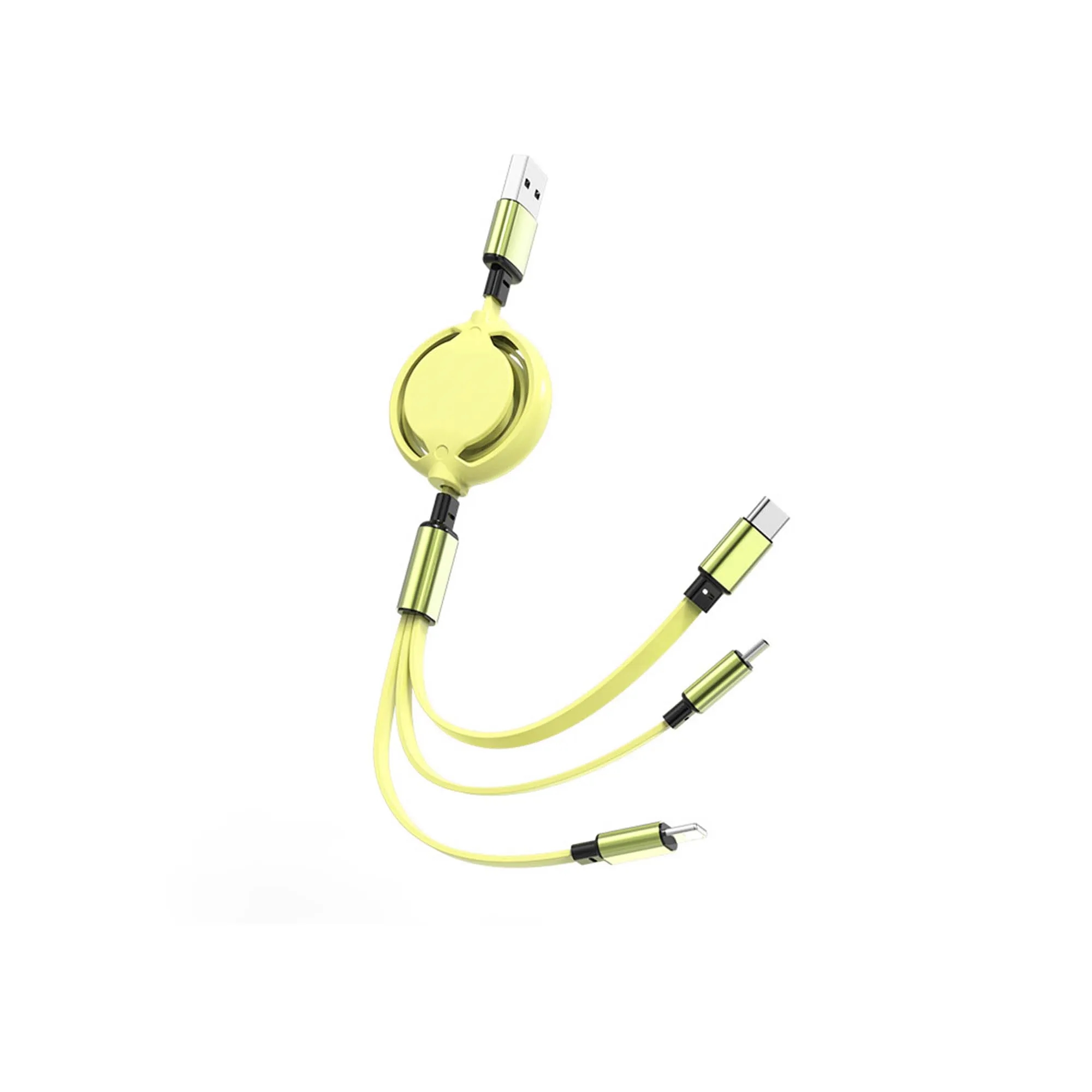 Retractable 3-In-1 Multi Charger Cable 7
