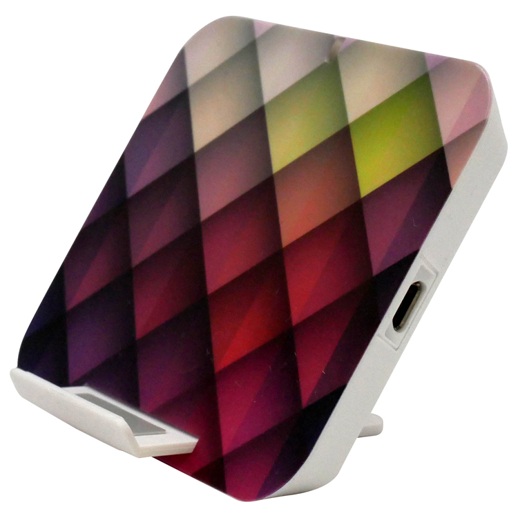 10W Fast Wireless Charger With Phone Stand And Optional Full Color Printing 11