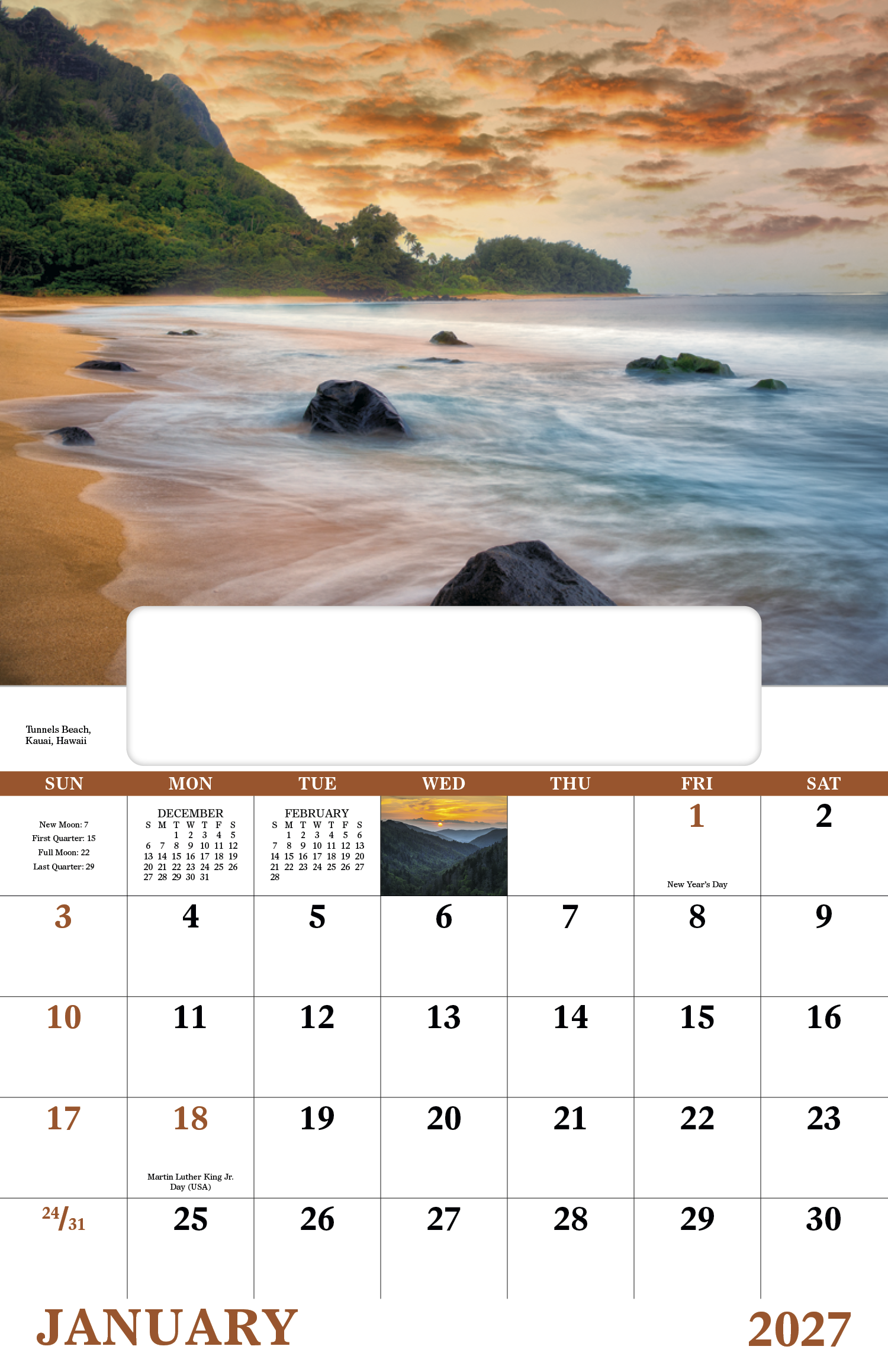 Good Value™ Landscapes of America - Window Calendar 49