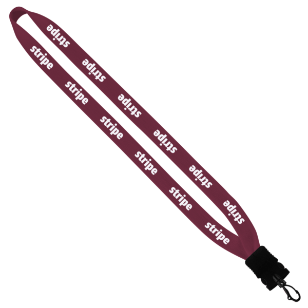 3/4" Cotton Lanyard with Plastic Snap-Buckle Release & Swivel Hook