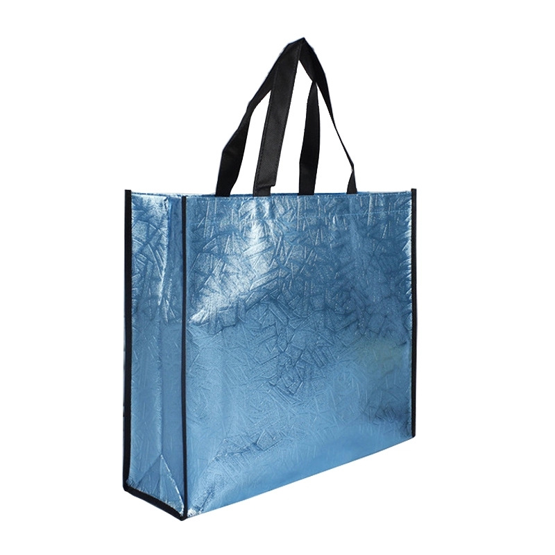 Custom Promo Laser Coated Non-Woven Shopping Gift Tote Bag 9