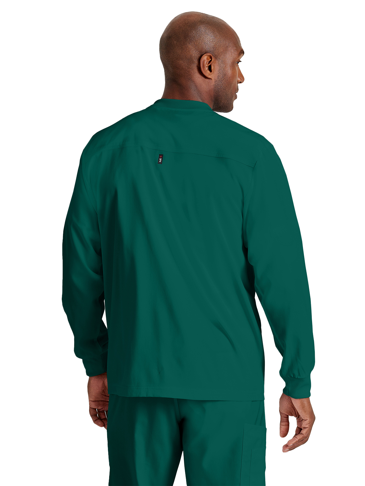 Grey's Anatomy Spandex Stretch - Men's Five-Pocket React Warm-Up Scrub Jacket 24