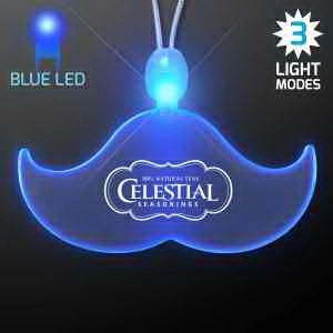 Acrylic Mustache Shape Necklace with LED 5