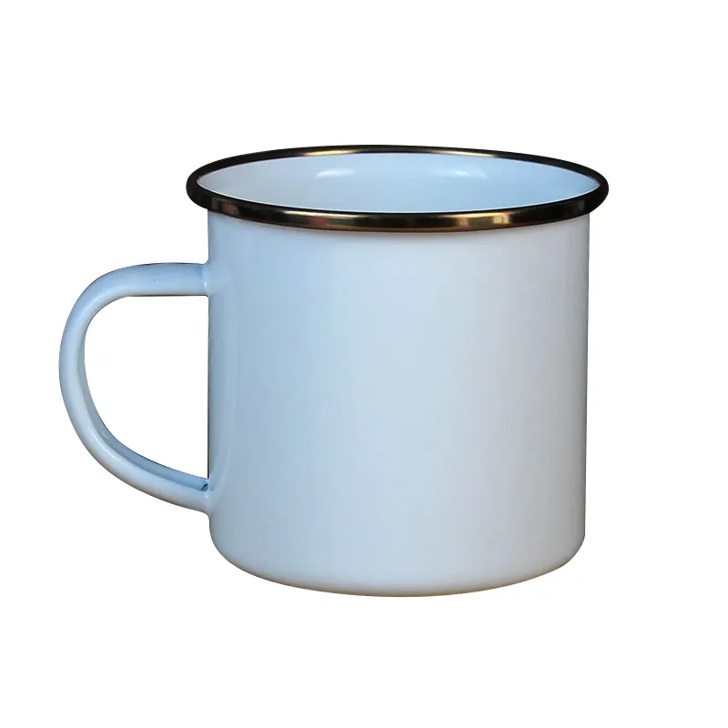 Silver Rim Enamel Mug 7