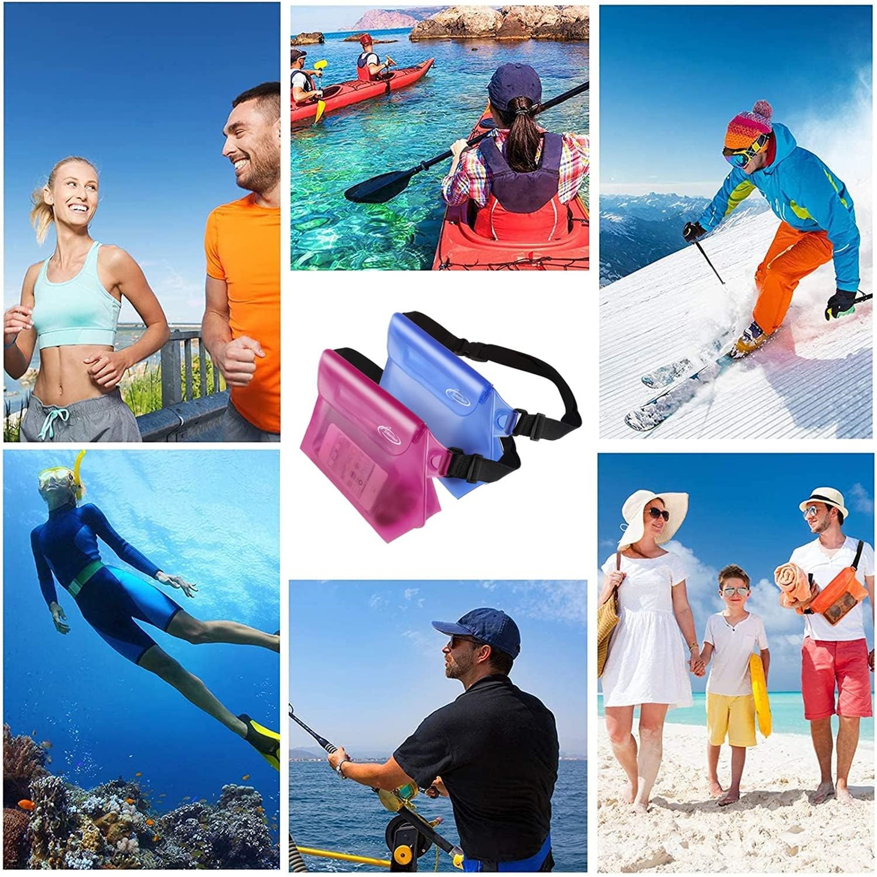 Waterproof Pouch With Waist Strap 1