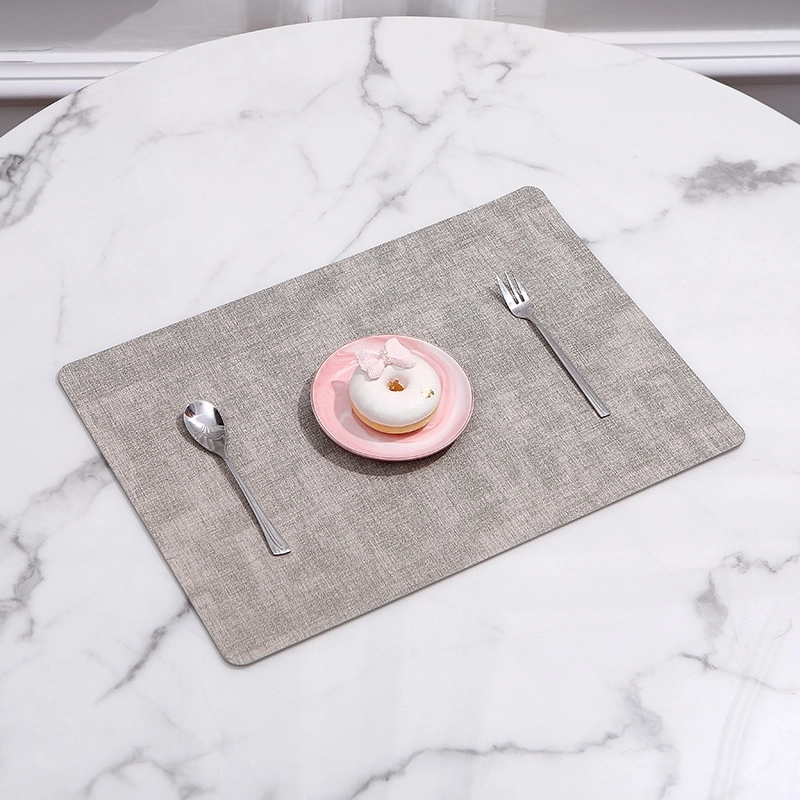 Promotional Custom Cloth Grain Leather Placemat 6