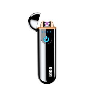 Slide Activated Dual Arc Lighter With Flashlight 11