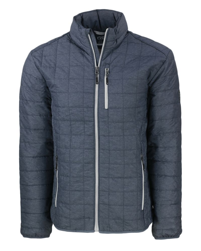 Rainier PrimaLoft Mens Eco Insulated Full Zip Puffer Jacket