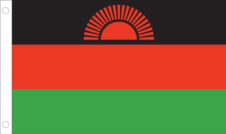 Malawi Flag - 3' x 5' - Nylon 2