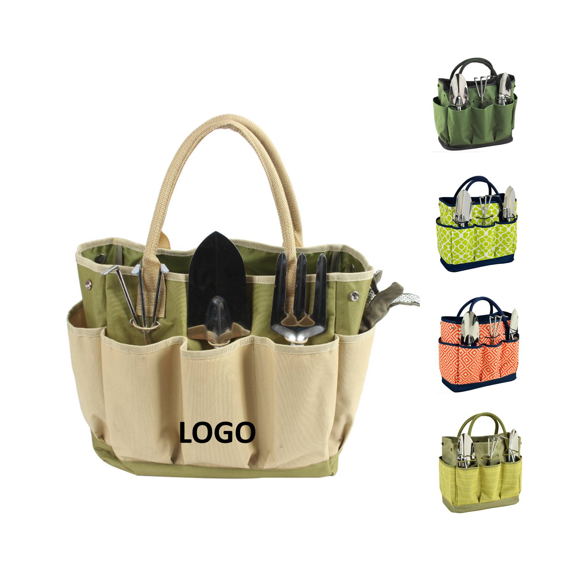 Portable Garden Tools Set Tote Bag, custom tote bag with logo imprint 2