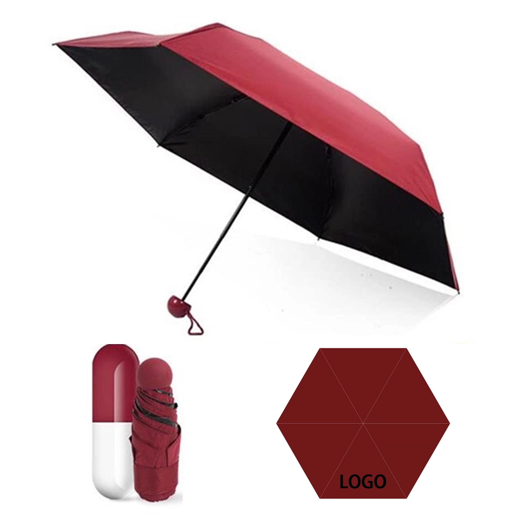 MOQ100 Capsule Umbrella 2