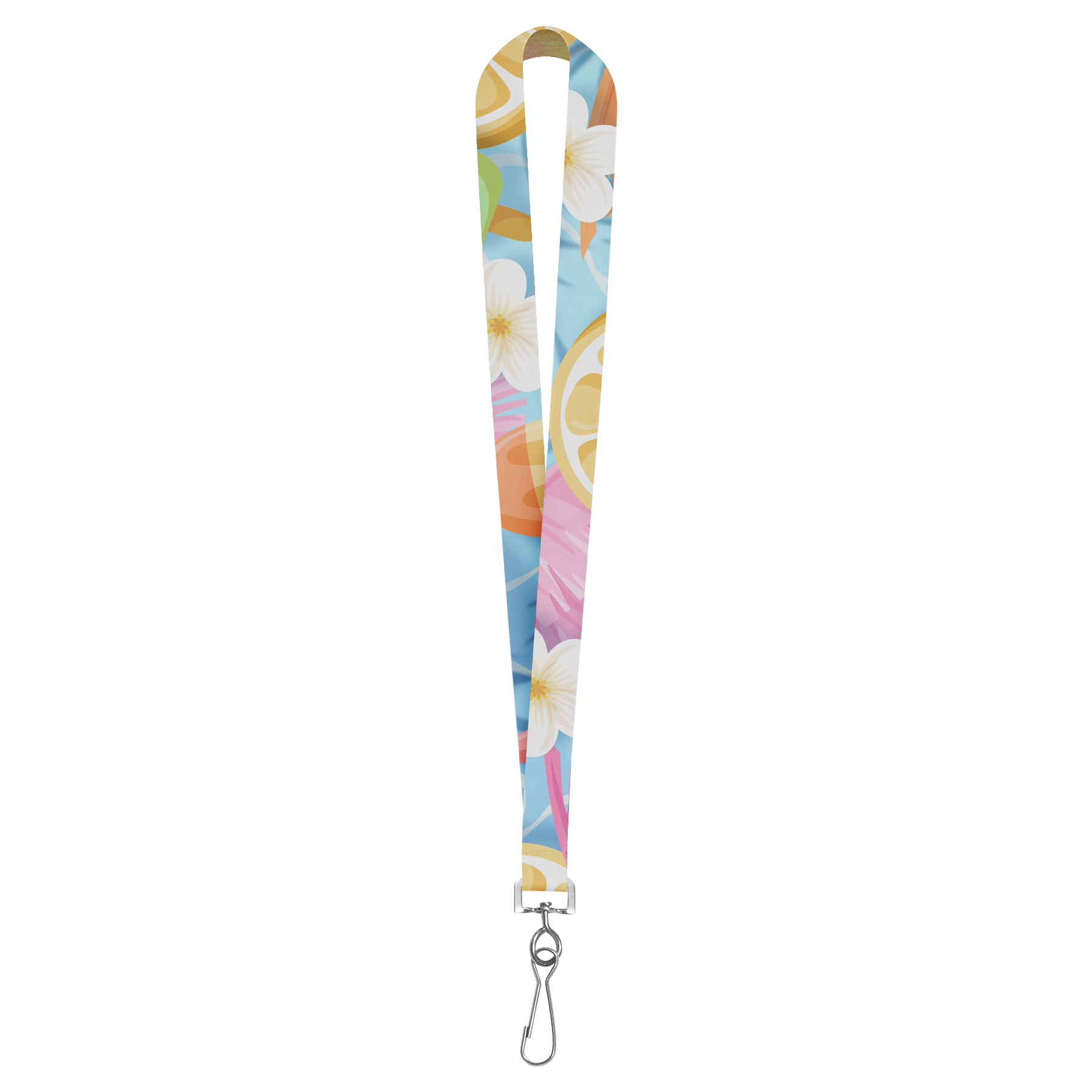 3/4'' Full Color Sublimated Lanyard With Metal J Hook 3