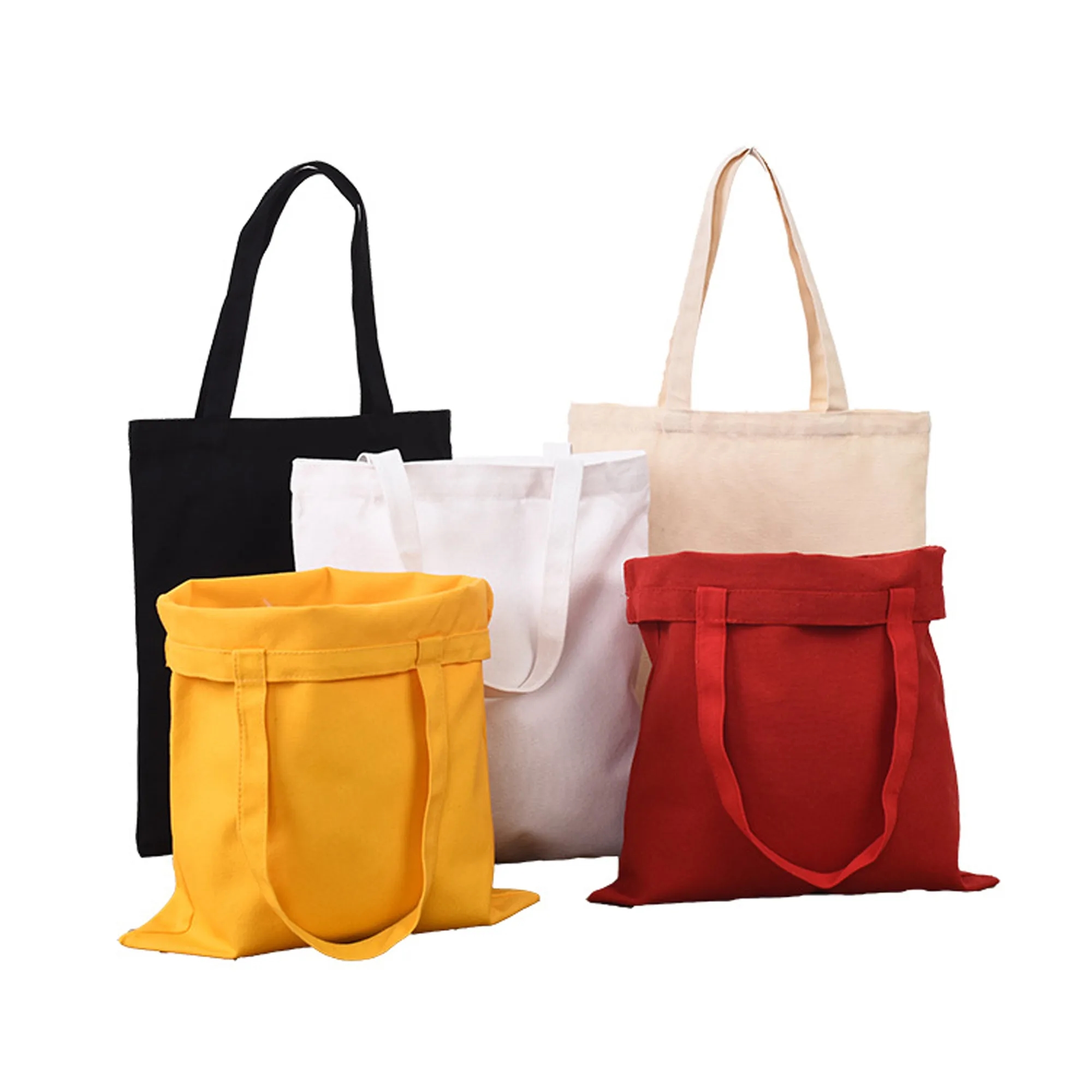 Drawstring Canvas Tote Bag 2