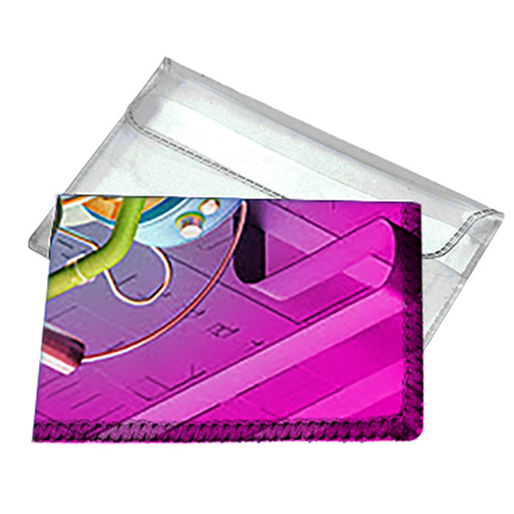6" x 6" - "DoubleSide" 2-in-1 Full Color Sublimation Microfiber Cleaning Cloth & Terry Cloth Cleanin 4