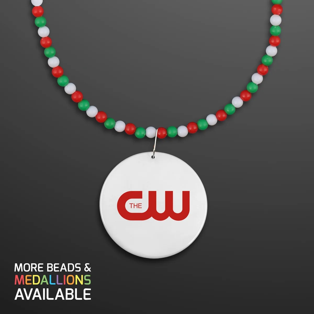 Holiday Beads with Breakaway Clasp with Medallion 2
