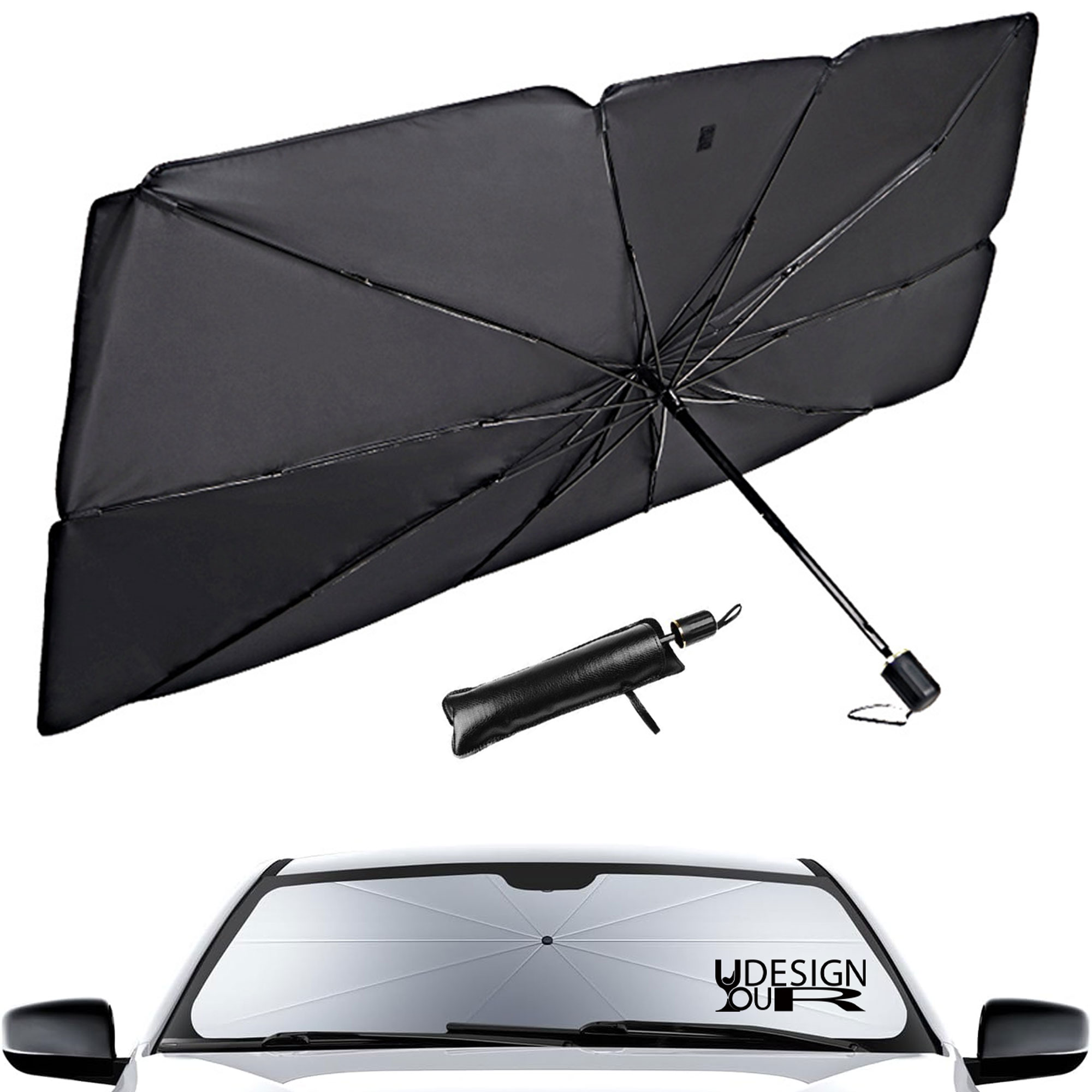 Foldable Windshield Sun Shade Umbrella 2