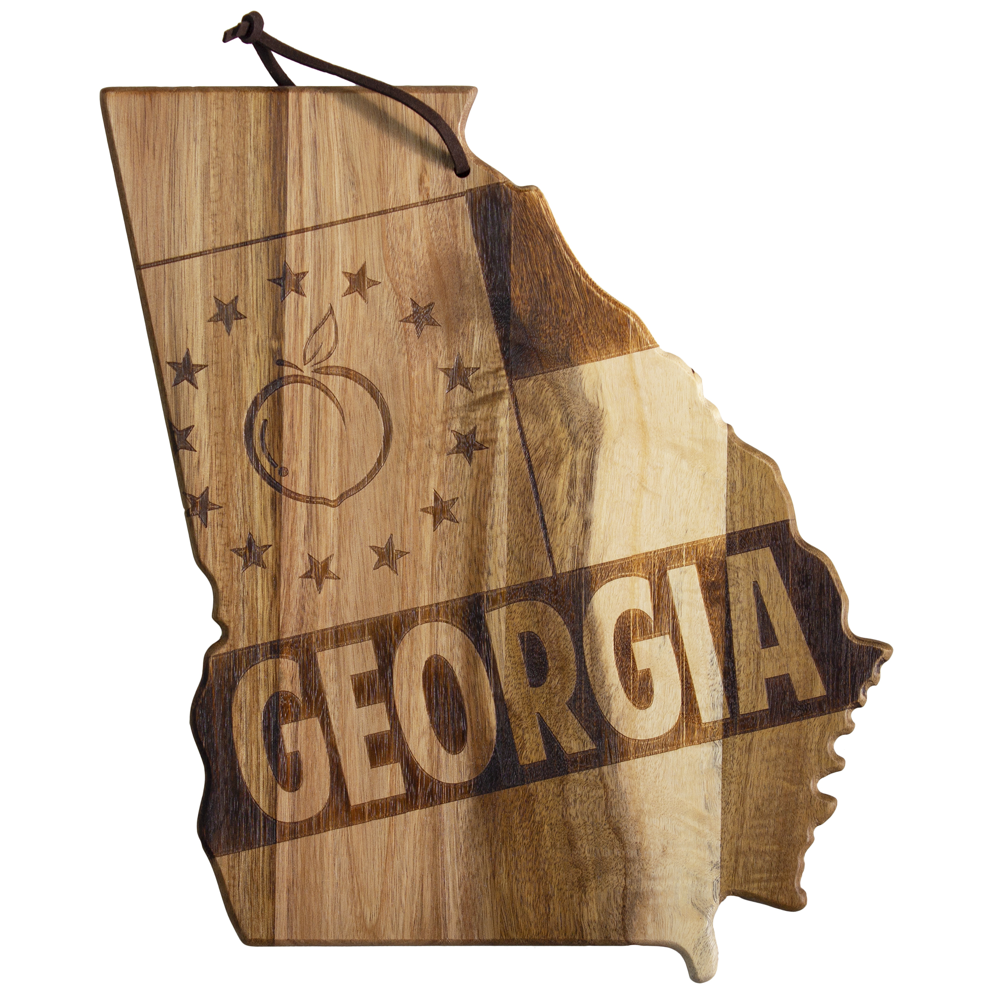 Rock & Branch® Origins Series Georgia State Shaped Wood Serving and Cutting Board