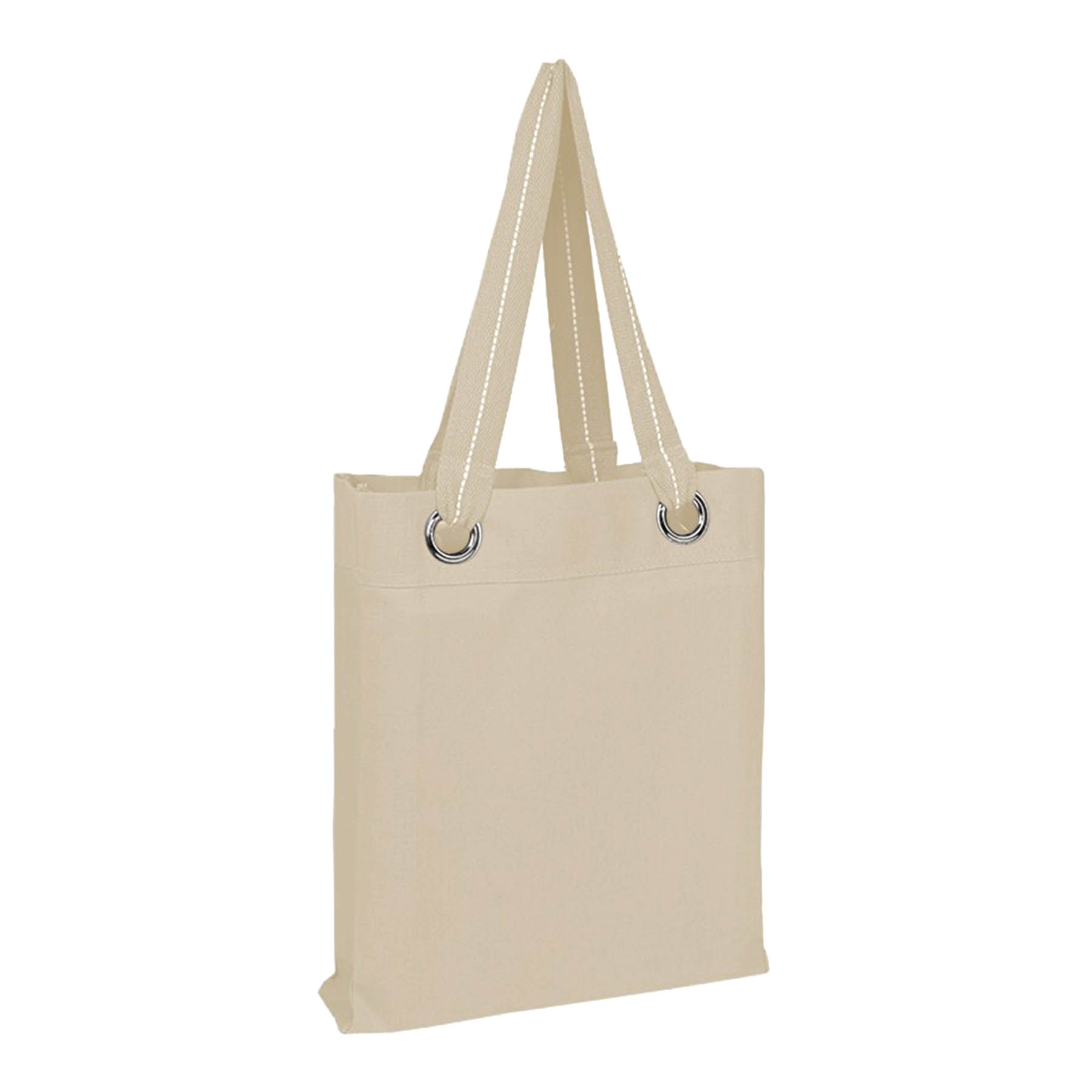 12 oz. 100% Cotton Heavy Canvas Natural Color Tote Bag 6