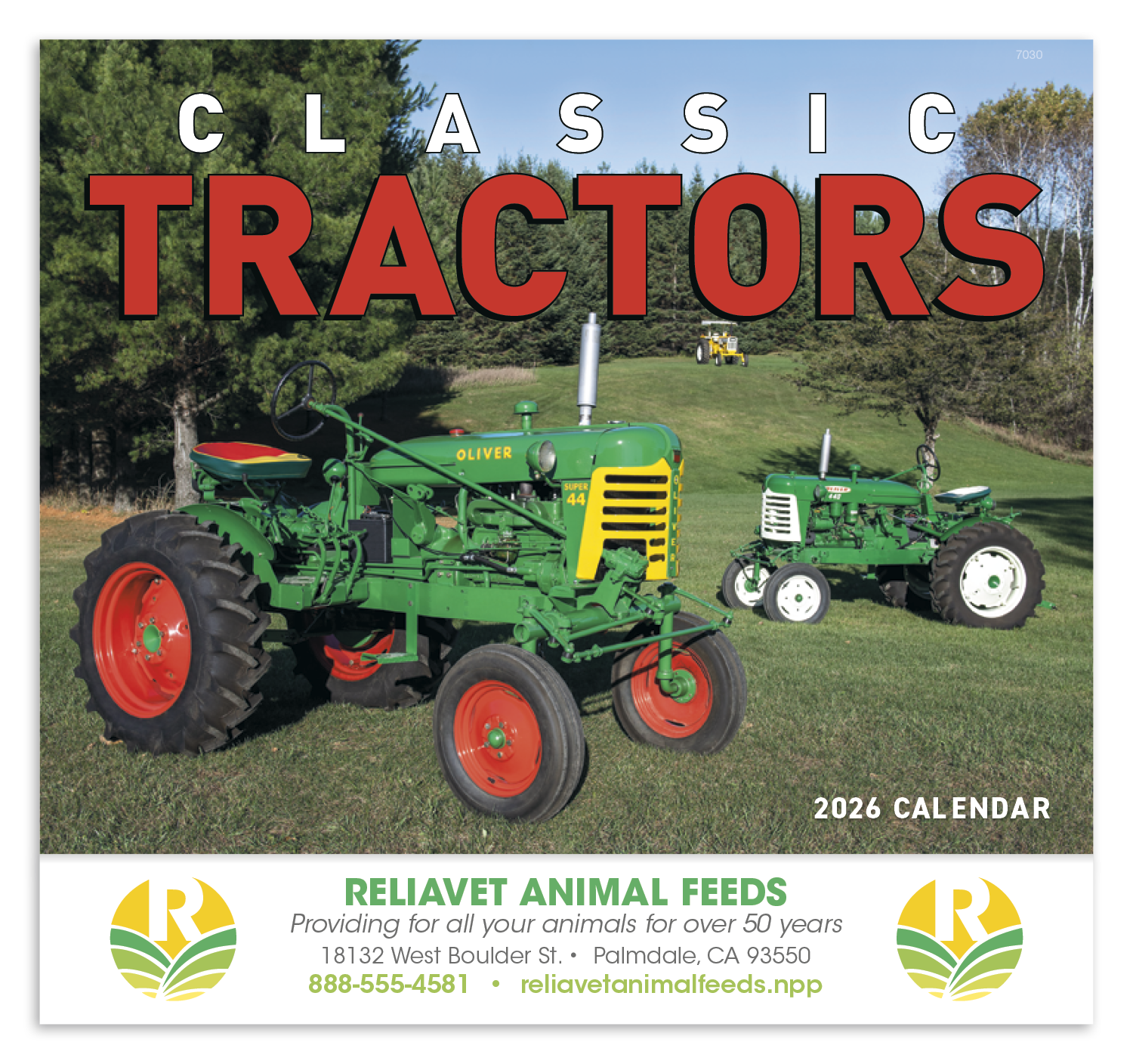 Good Value™ Classic Tractor - Stapled Calendar 9